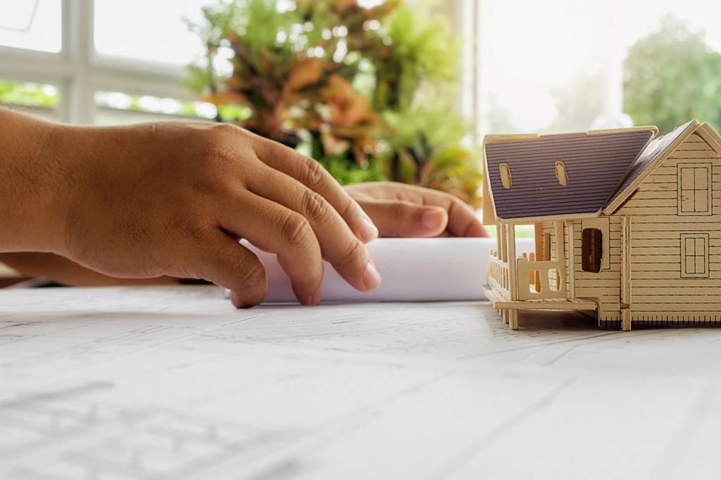 Implanter une maison sur un terrain